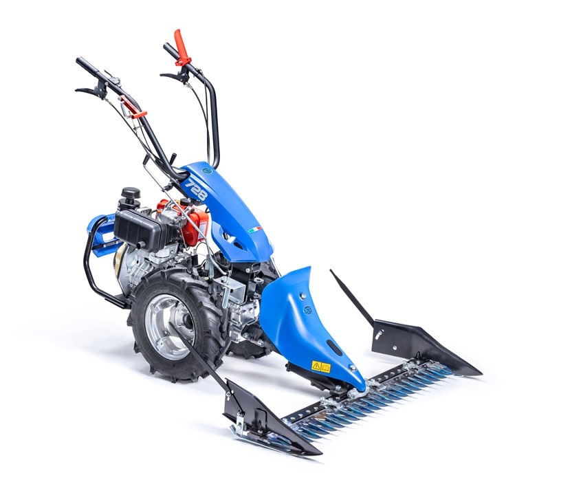 دروگر دو چرخ دیزلی SKN مدل 728 با تایر 10×500 با 3 دنده جلو و 3 دنده عقب و کاتربار 115سانت ایتالیایی 